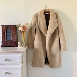 long teddy coat